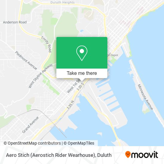 Aero Stich (Aerostich Rider Wearhouse) map