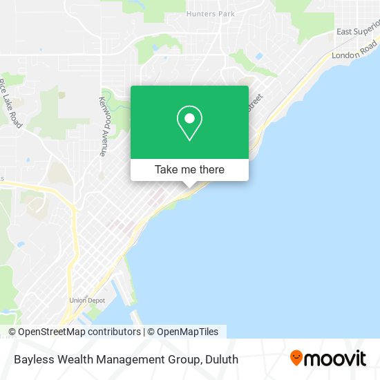 Mapa de Bayless Wealth Management Group