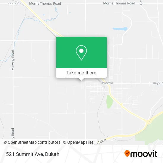 521 Summit Ave map