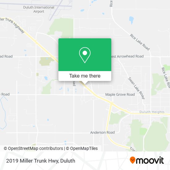 Mapa de 2019 Miller Trunk Hwy