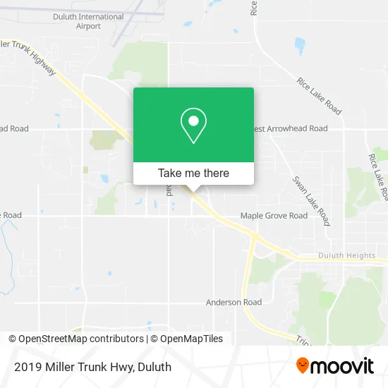 2019 Miller Trunk Hwy map