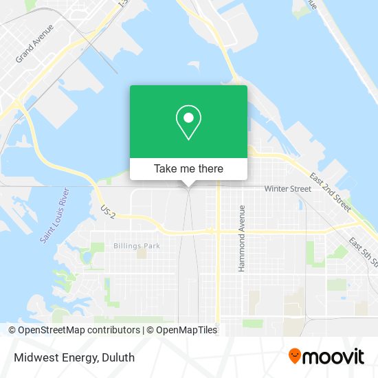 Midwest Energy map