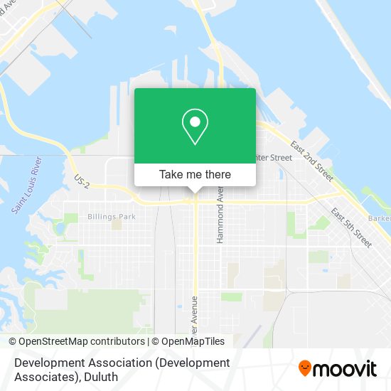 Development Association (Development Associates) map