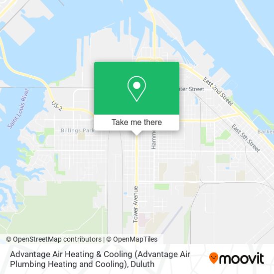 Advantage Air Heating & Cooling (Advantage Air Plumbing Heating and Cooling) map
