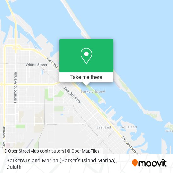 Mapa de Barkers Island Marina (Barker's Island Marina)