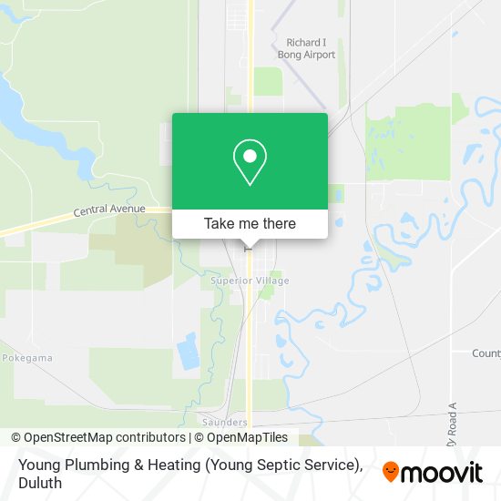 Young Plumbing & Heating (Young Septic Service) map