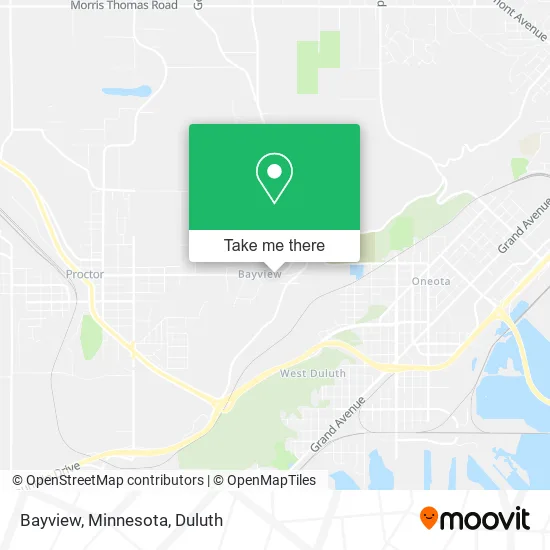 Bayview, Minnesota map