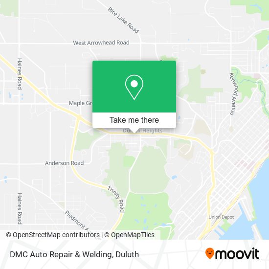 Mapa de DMC Auto Repair & Welding