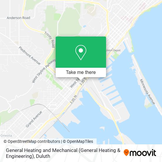 General Heating and Mechanical (General Heating & Engineering) map