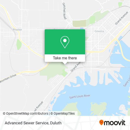 Advanced Sewer Service map