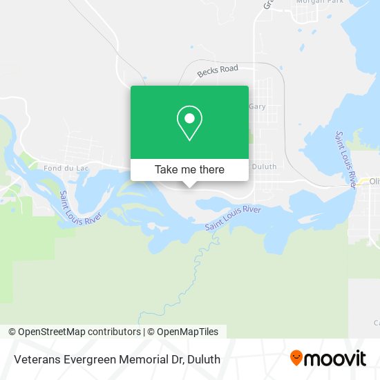 Mapa de Veterans Evergreen Memorial Dr