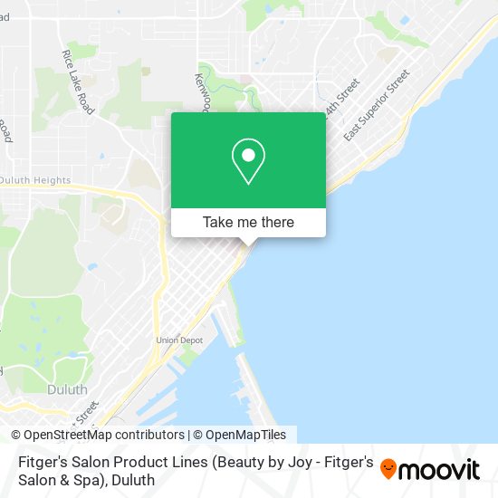 Fitger's Salon Product Lines (Beauty by Joy - Fitger's Salon & Spa) map