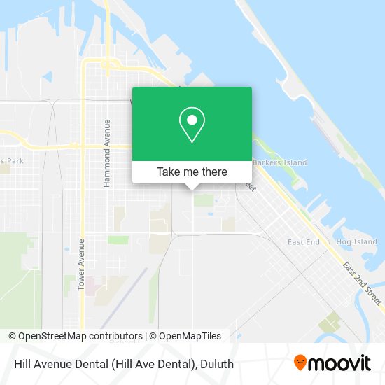 Hill Avenue Dental (Hill Ave Dental) map