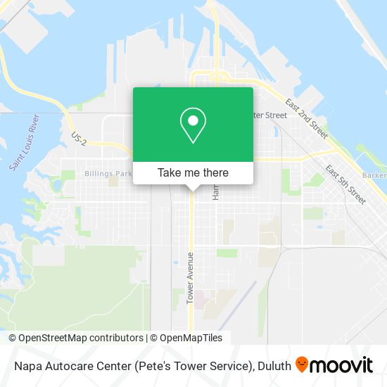 Mapa de Napa Autocare Center (Pete's Tower Service)