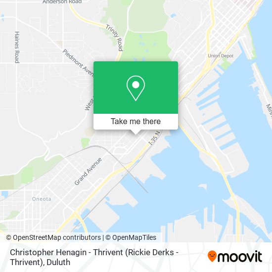 Mapa de Christopher Henagin - Thrivent (Rickie Derks - Thrivent)