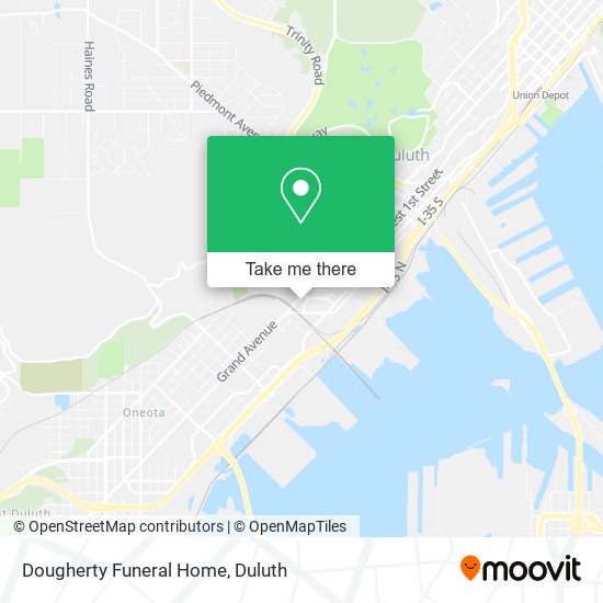 Dougherty Funeral Home map