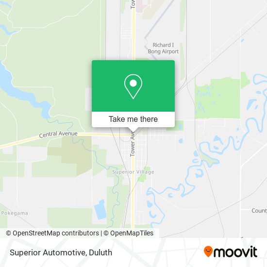 Mapa de Superior Automotive
