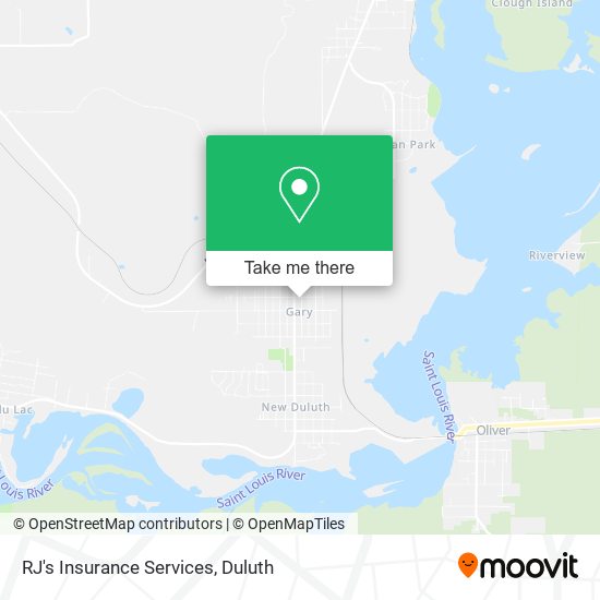 RJ's Insurance Services map