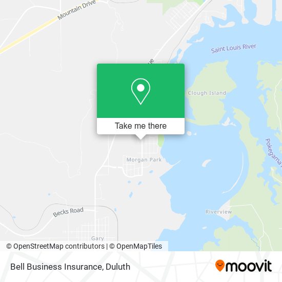 Bell Business Insurance map