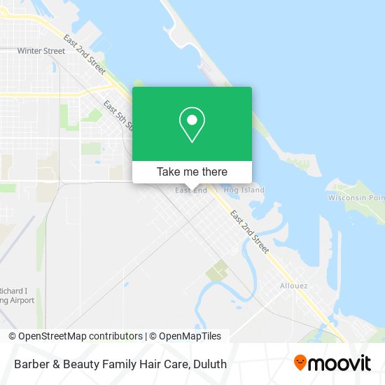 Barber & Beauty Family Hair Care map