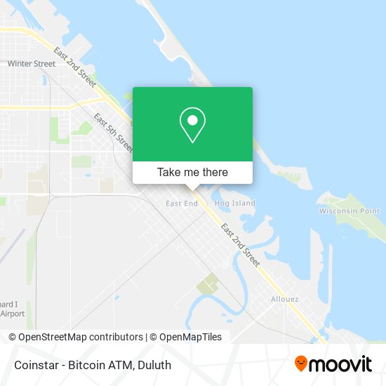 Mapa de Coinstar - Bitcoin ATM