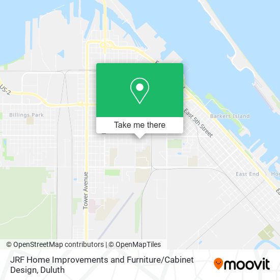 Mapa de JRF Home Improvements and Furniture / Cabinet Design
