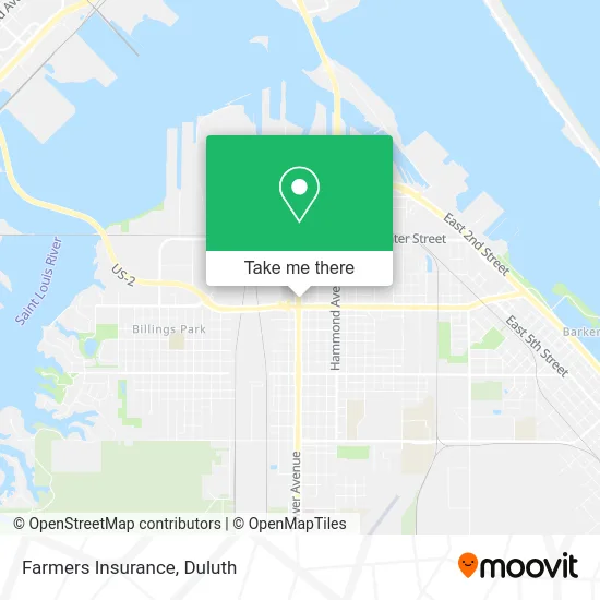 Farmers Insurance map