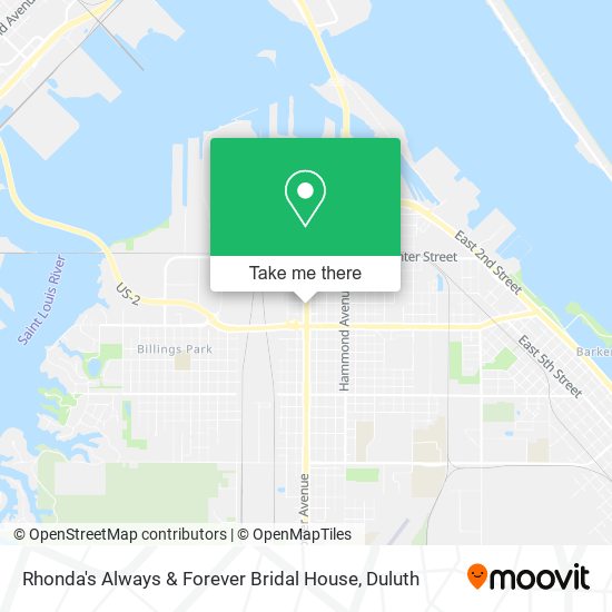 Mapa de Rhonda's Always & Forever Bridal House