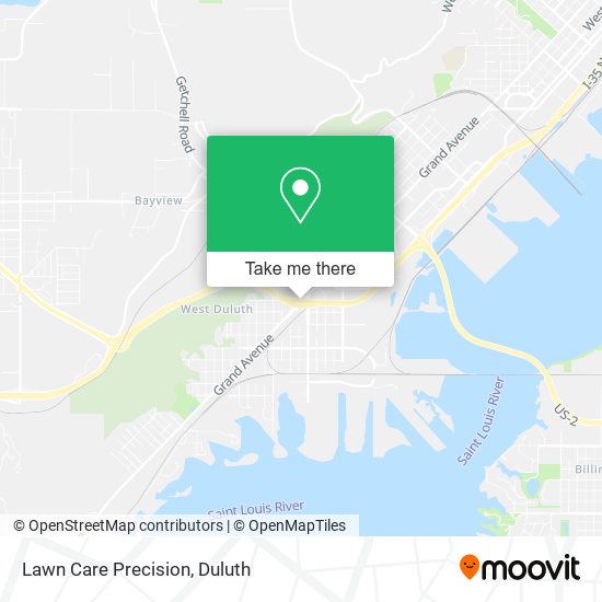 Mapa de Lawn Care Precision