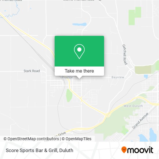 Score Sports Bar & Grill map