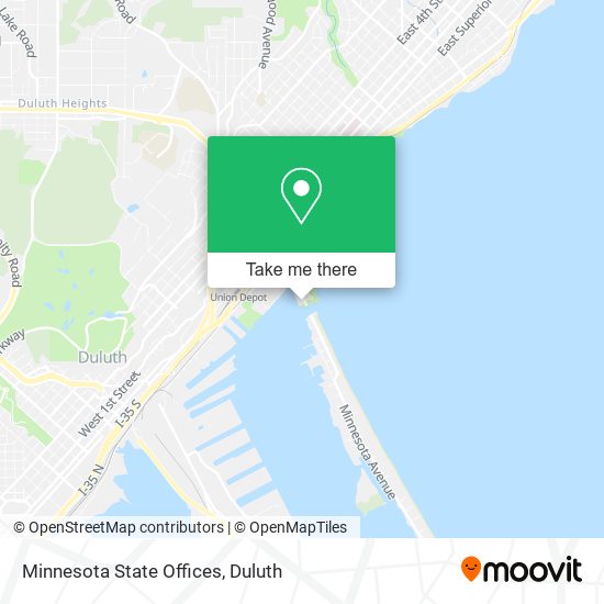 Minnesota State Offices map