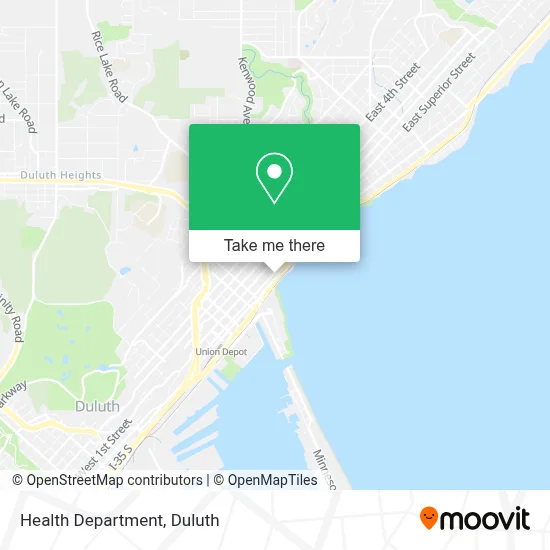 Health Department map