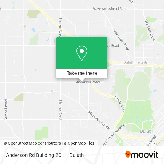 Anderson Rd Building 2011 map
