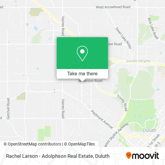 Rachel Larson - Adolphson Real Estate map