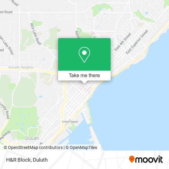 H&R Block map