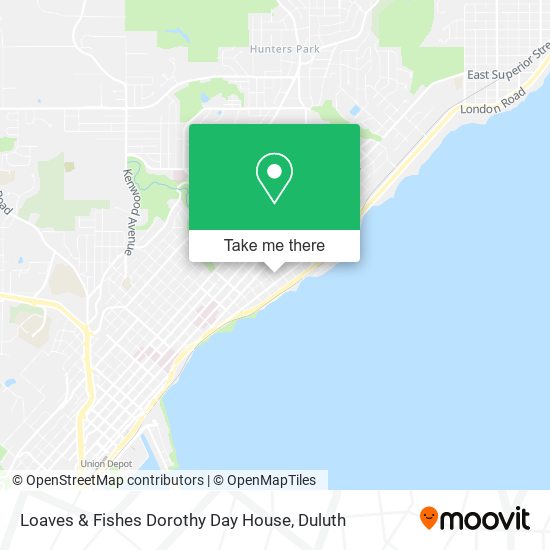 Loaves & Fishes Dorothy Day House map