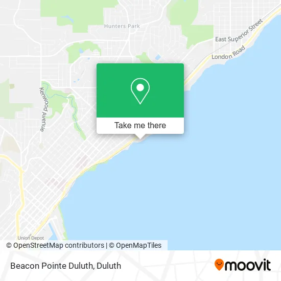Beacon Pointe Duluth map