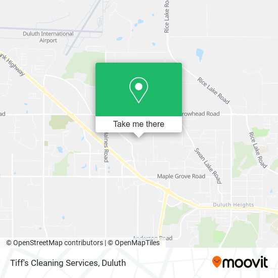 Mapa de Tiff's Cleaning Services