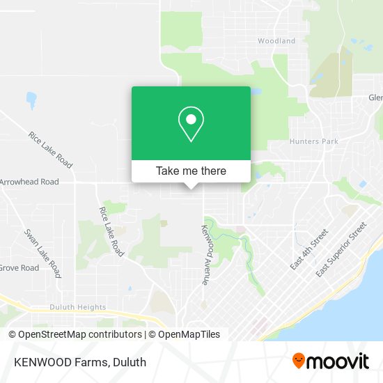 KENWOOD Farms map