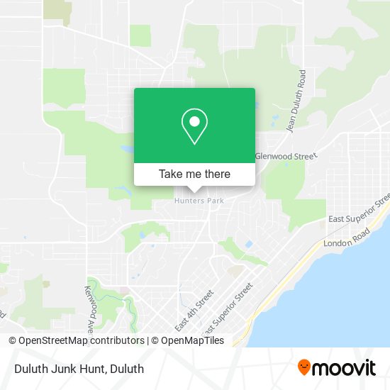 Duluth Junk Hunt map