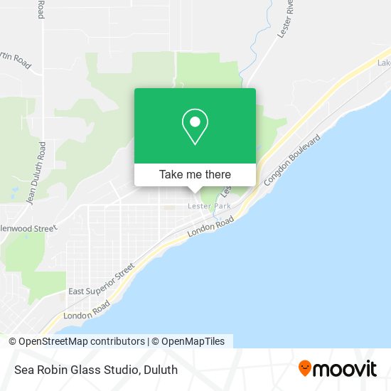 Sea Robin Glass Studio map