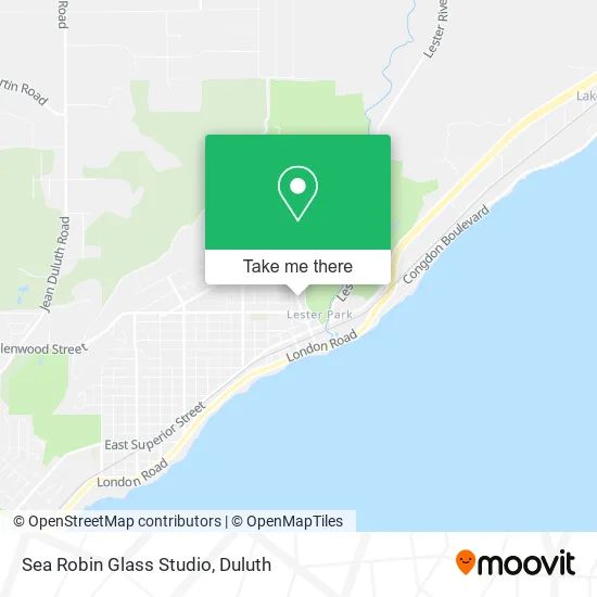 Sea Robin Glass Studio map