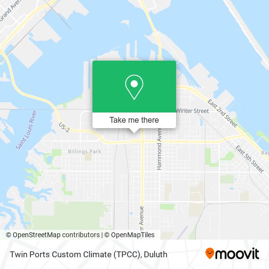 Twin Ports Custom Climate (TPCC) map