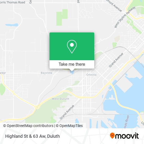 Mapa de Highland St & 63 Aw
