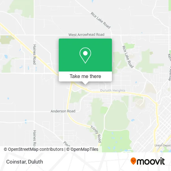 Coinstar map