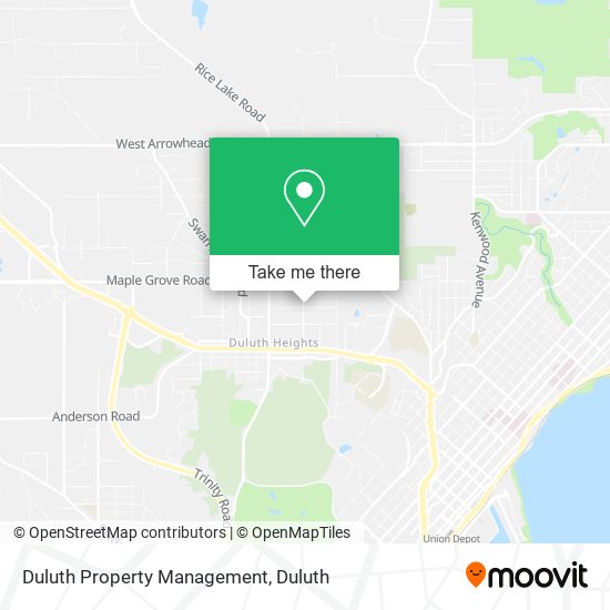 Duluth Property Management map