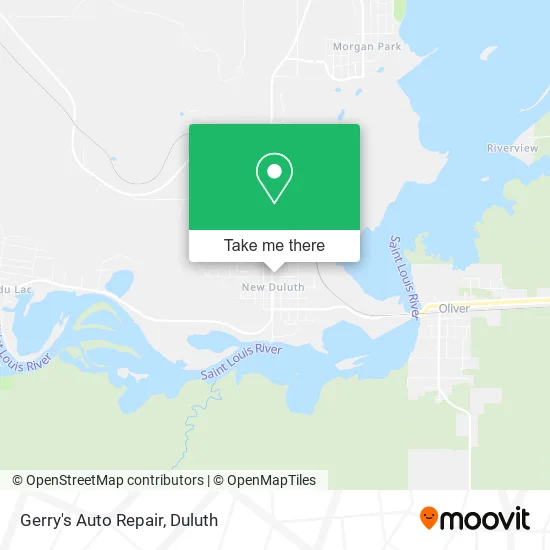 Gerry's Auto Repair map