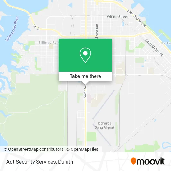Adt Security Services map