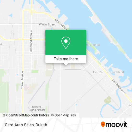 Card Auto Sales map