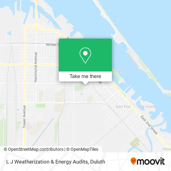 L J Weatherization & Energy Audits map